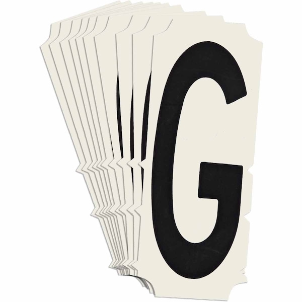 Brady Quik-Align 6450 Series Polyester 2 in Lbl Legend: G Black 10PK 6450P-G - main